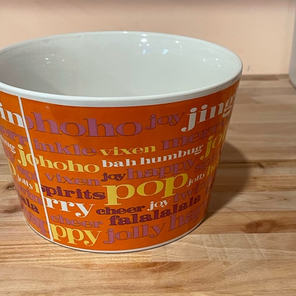 Festive Orange Holiday Bowl - Picture 3 of 7